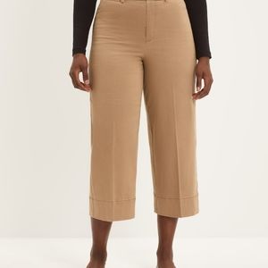 Frank and Oak Josephine Wide Leg Cropped Pants